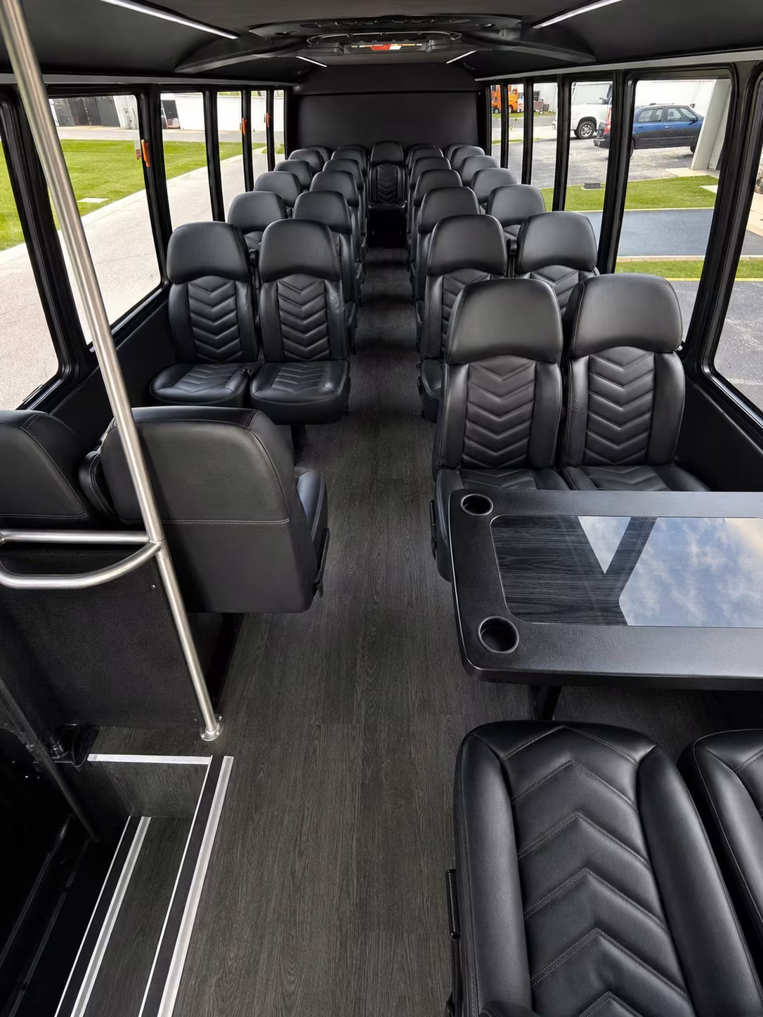 18 passenger minibus interior