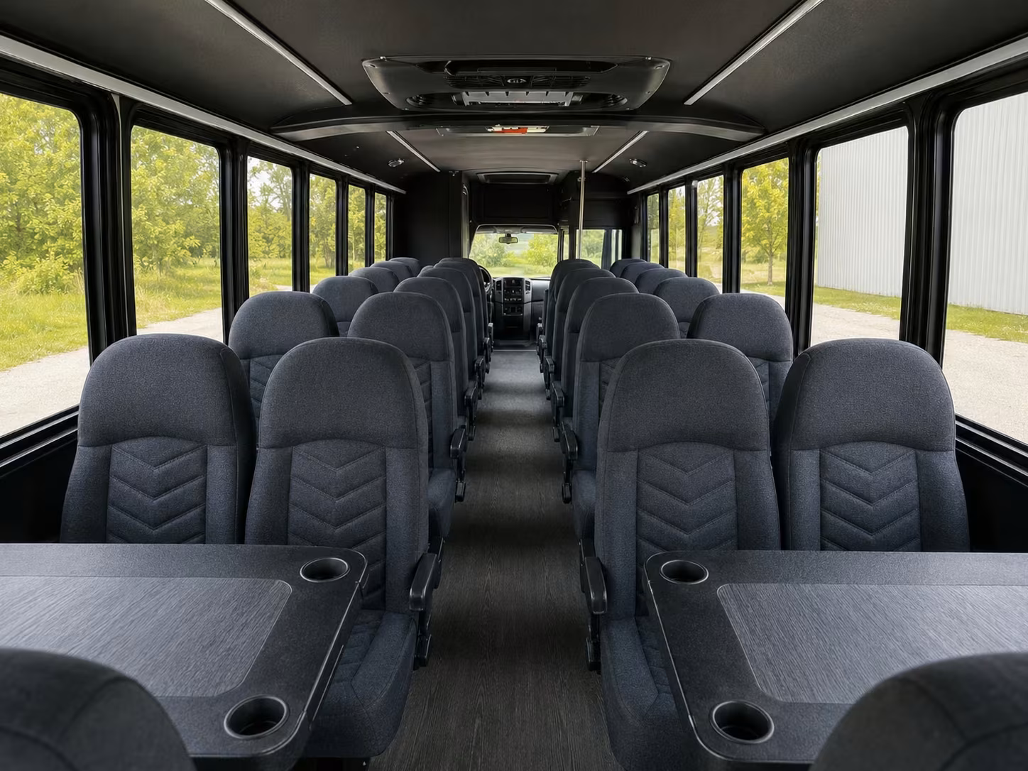 20 passenger minibus inside