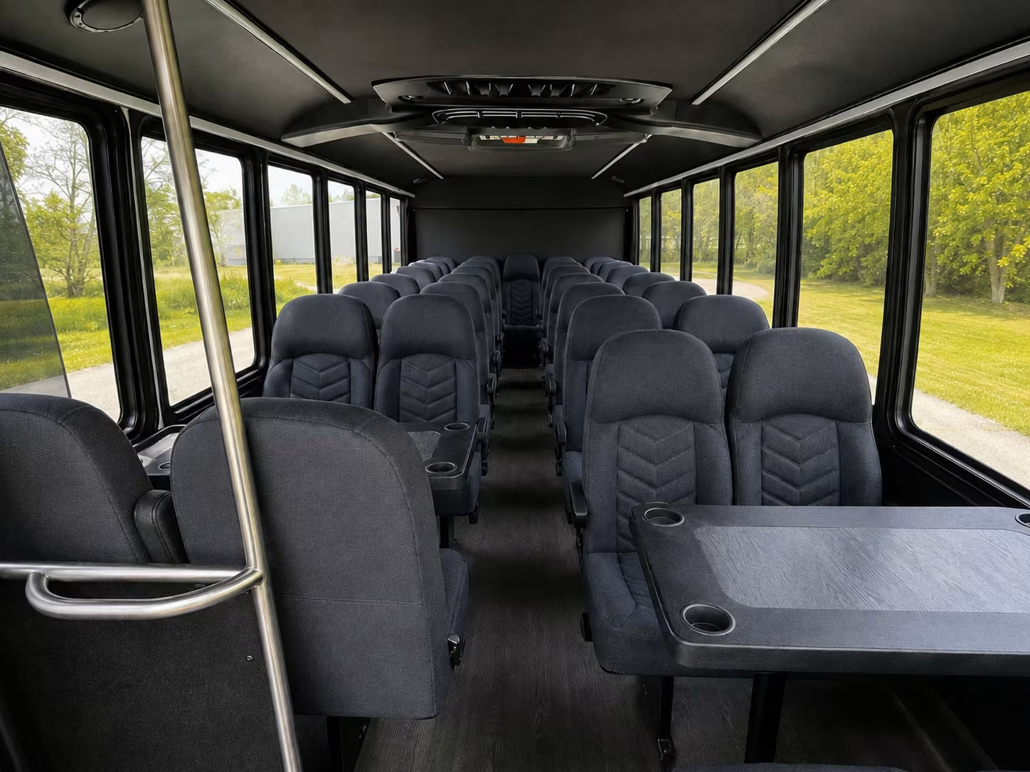 20 passenger minibus interior