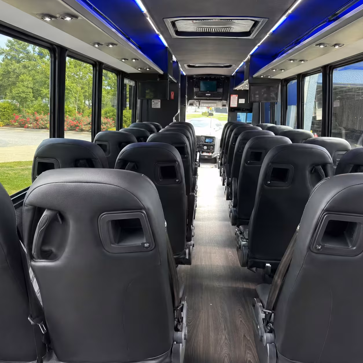 30 passenger minibus inside