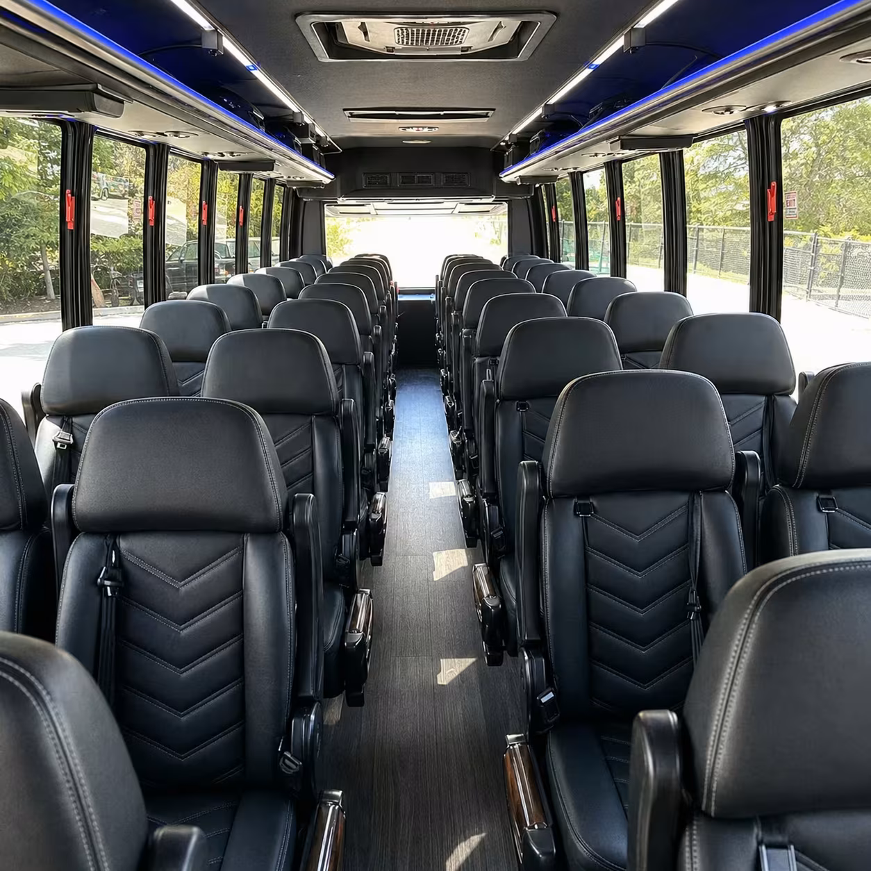 35 passenger minibus inside