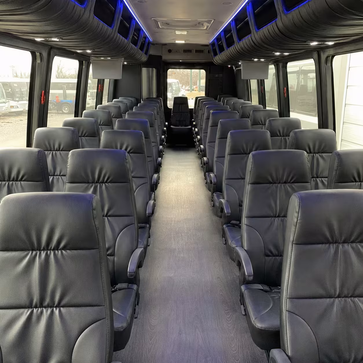 35 passenger minibus interior