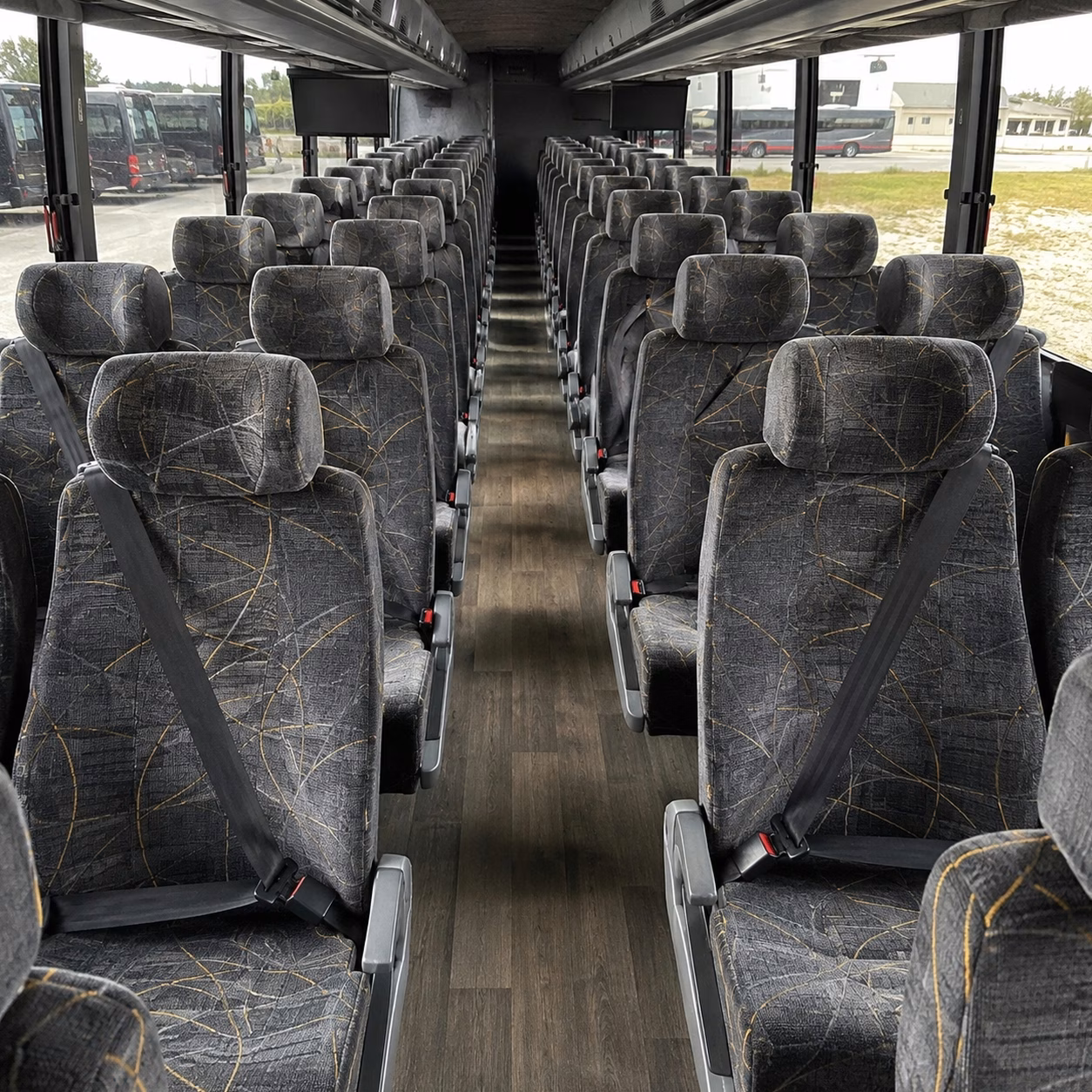 frisco charter bus interior