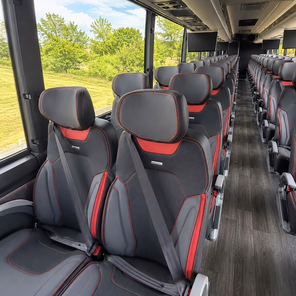frisco charter bus rentals for military personnel in dfw