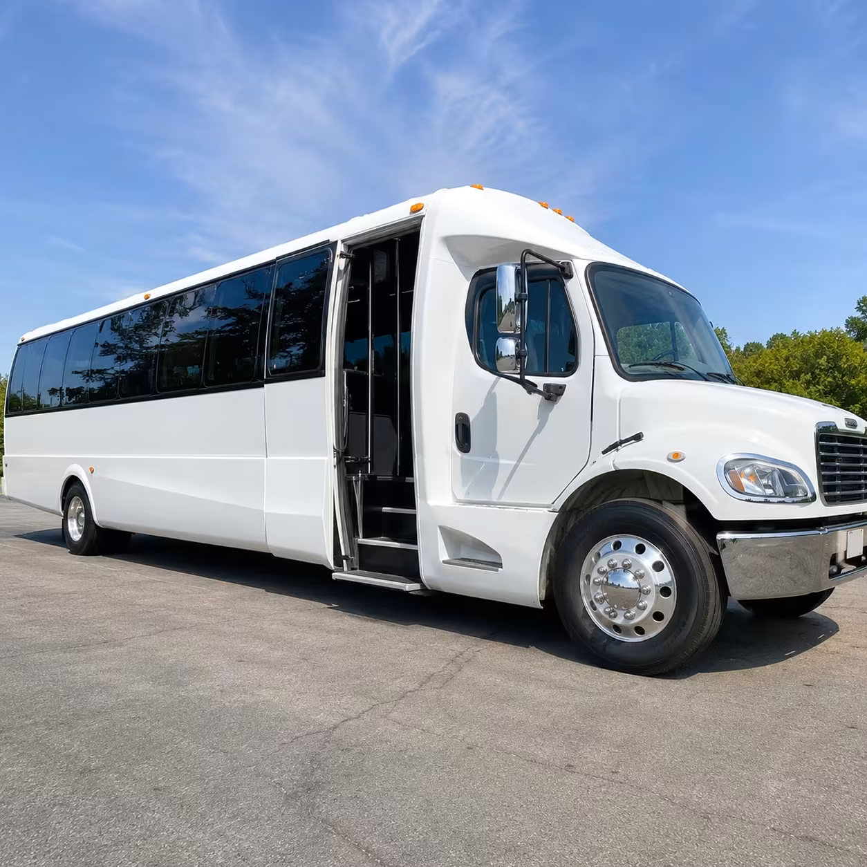 minibuses and charter buses for larger frisco prom groups