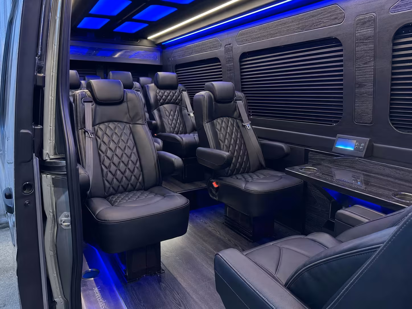 sprinter van transportation for groups and events across frisco