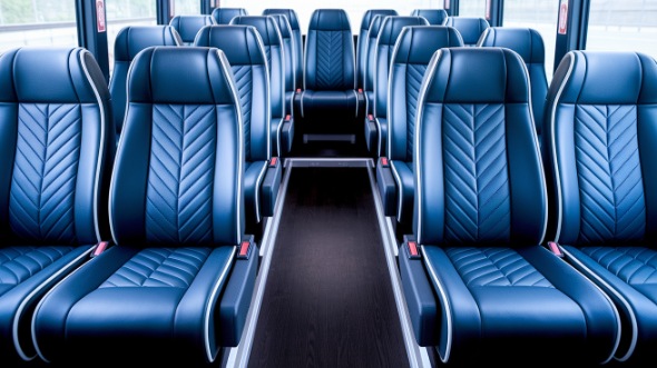 frisco 18 passenger minibus inside