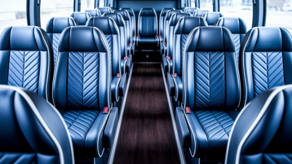 frisco 25 passenger minibus inside