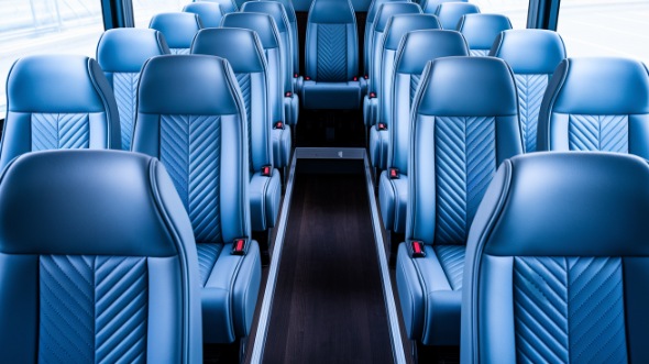 frisco 28 passenger minibus inside