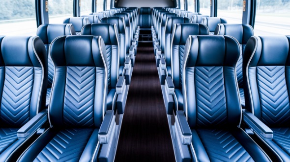 frisco 50 passenger charter bus inside
