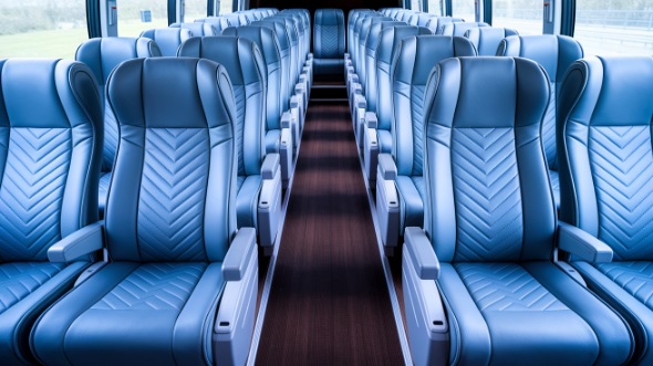 frisco 50 passenger charter bus interior