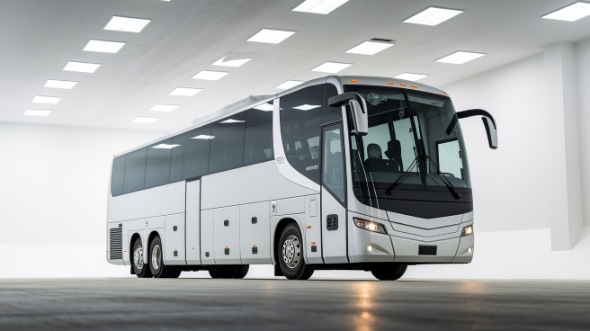 frisco 54 passenger charter bus
