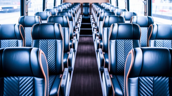 frisco 55 passenger charter bus rental