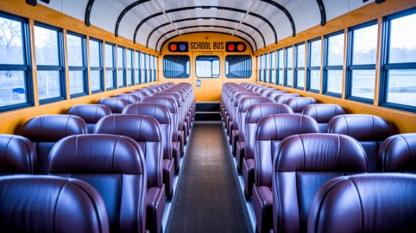 frisco school bus rental inside