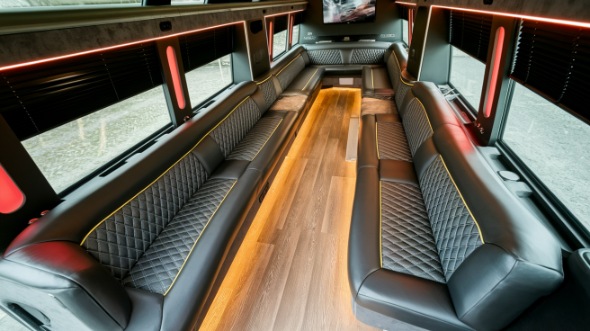 frisco sprinter limo rental interior